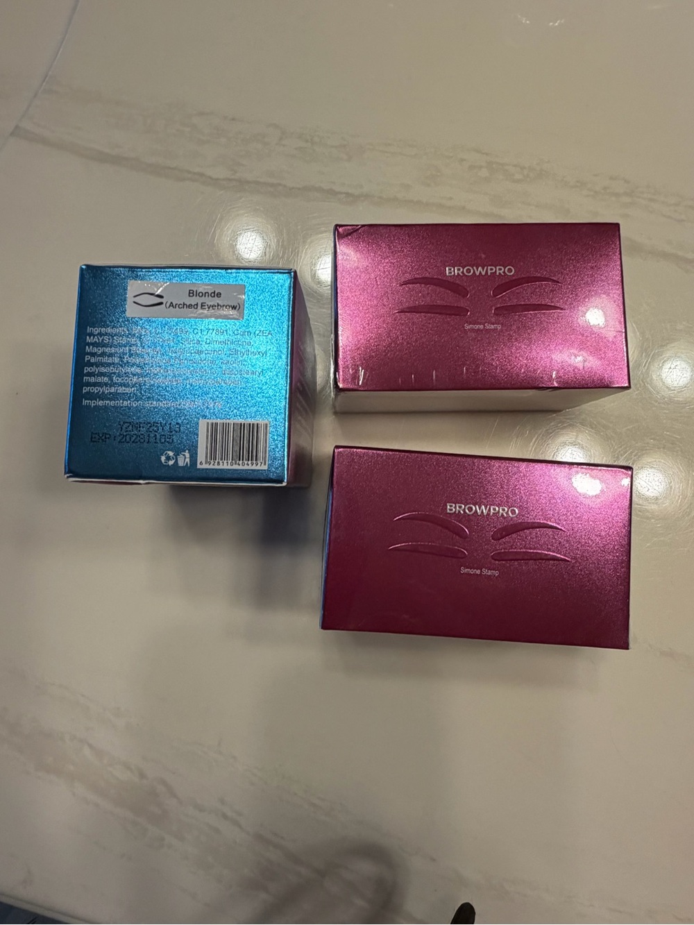 BrowPro Brow Stamp Kit - 3 kits. Blonde